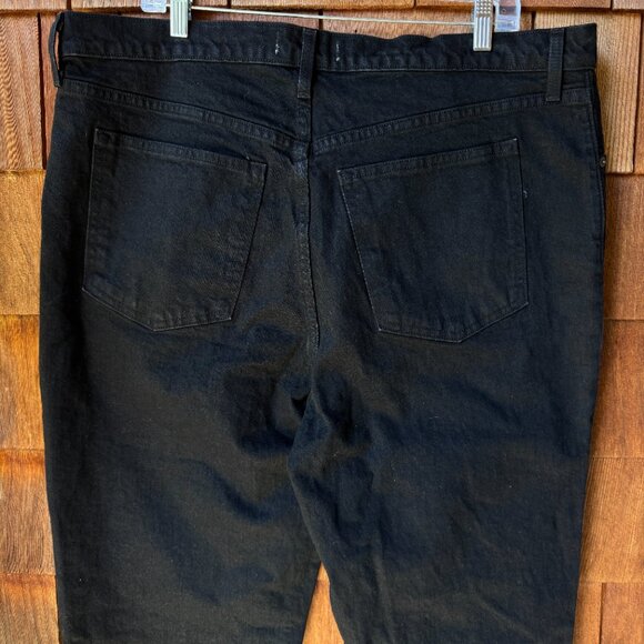 Abercrombie & Fitch Black Ultra High Rise 90s Straight Jeans in Women's 34/18L - Picture 12 of 14